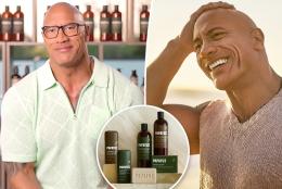 Dwayne Johnson and new skincare line products